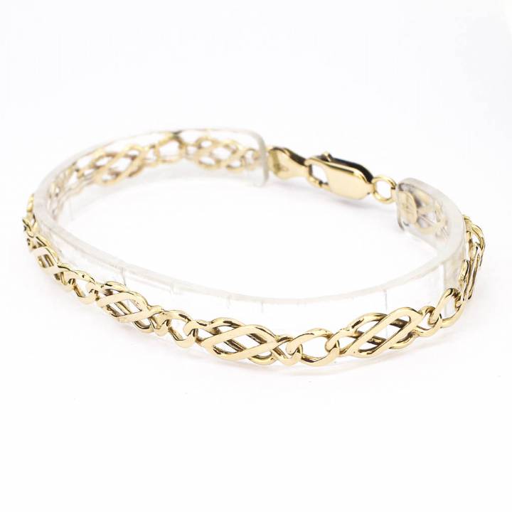 Pre-Owned 9ct Yellow Gold Celtic Link Bracelet 1503431