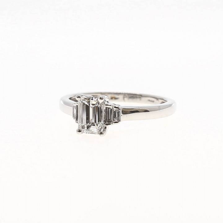 Pre-Owned Platinum Diamond Solitaire Ring Total 0.60ct 1601438