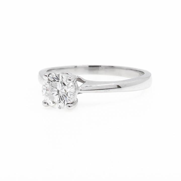 Platinum Diamond Solitaire Ring 1.01ct