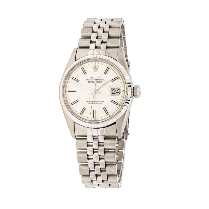 Pre-Owned 36mm Rolex DateJust Watch, Silver Dial 16014 1701545