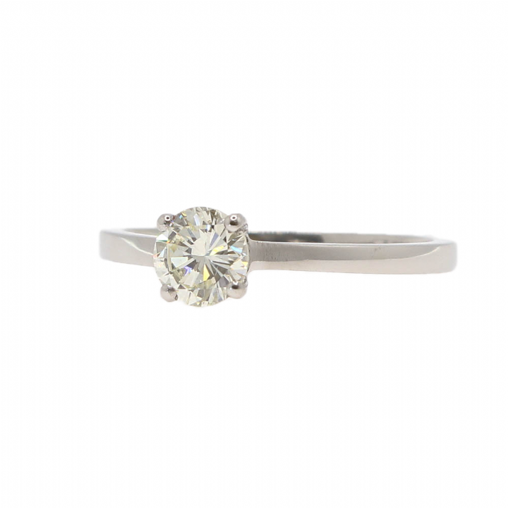 Pre-Owned Platinum Diamond Solitaire Ring 0.50ct 1601491