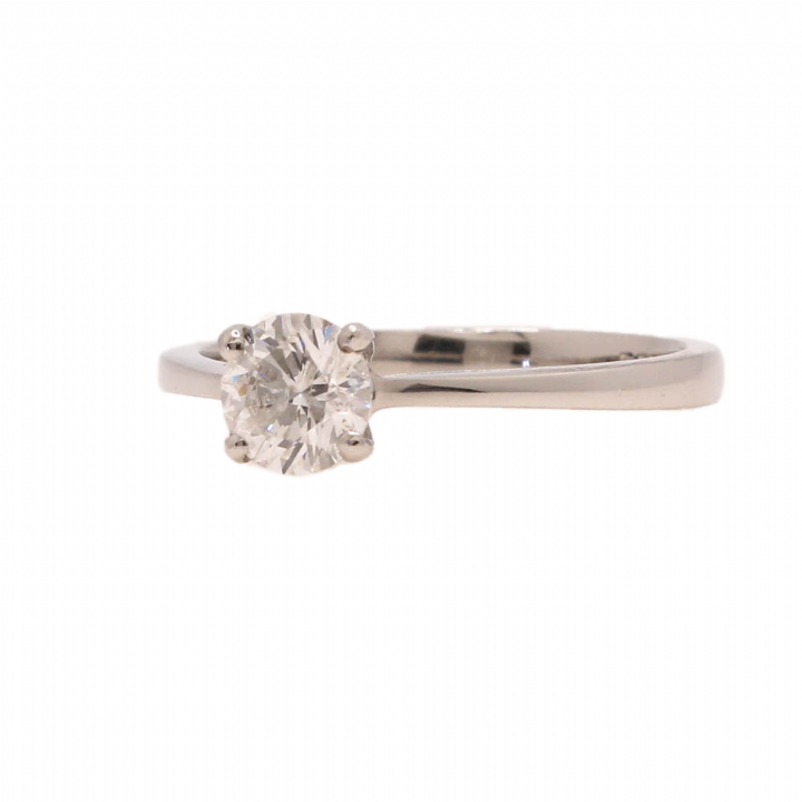 Pre-Owned Platinum Diamond Solitaire Ring 0.59ct 1601504