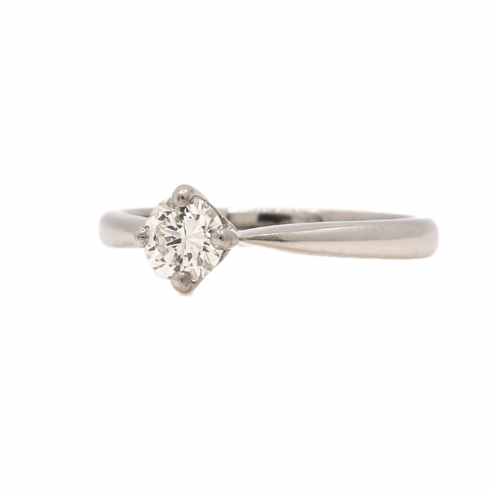 Pre-Owned Platinum Diamond Solitaire Ring 0.40ct 1601521