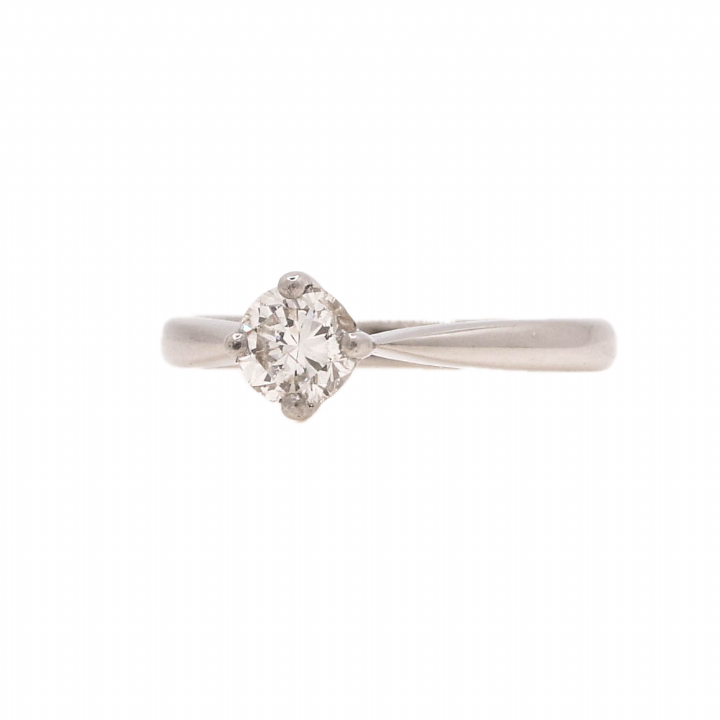 Pre-Owned Platinum Diamond Solitaire Ring 0.50ct 1601517