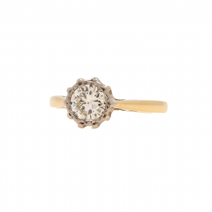 Pre-Owned 18ct Yellow Gold Diamond Solitaire Ring 0.45ct