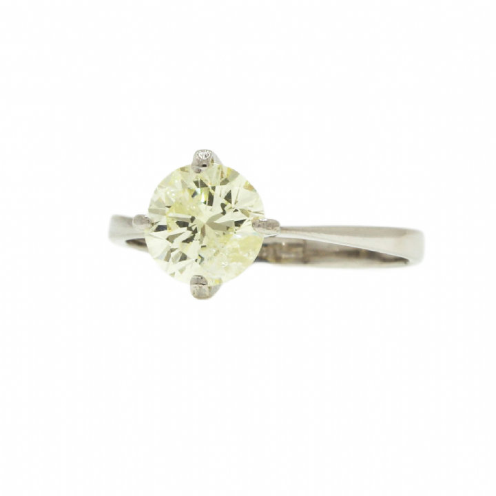 Pre-Owned 18ct White Gold Diamond Solitaire 1.18ct