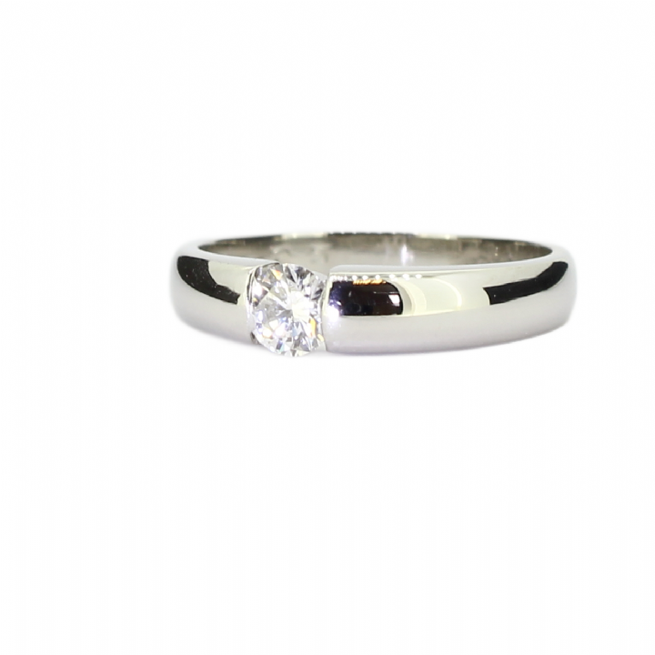 Pre-Owned Platinum Diamond Solitaire Ring, 0.25ct