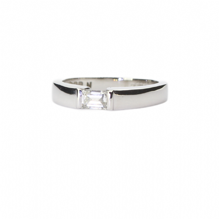 Pre-Owned Platinum Diamond Solitaire Ring 0.33ct 1601862