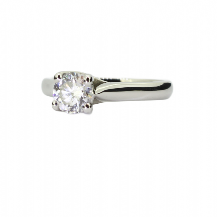Pre-Owned Platinum Diamond Solitaire Ring 0.75ct 1601762
