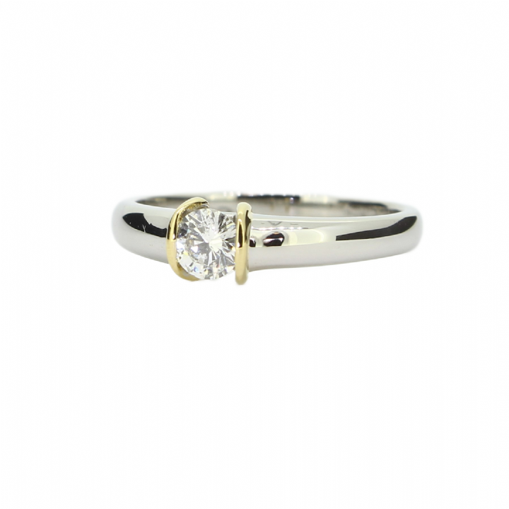 Pre-Owned Platinum Diamond Solitaire Ring 0.33ct 1601125