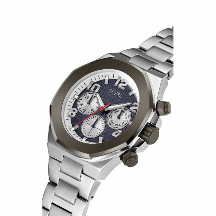 Guess Gents Empire Stainless Steel Watch, Was £209.00