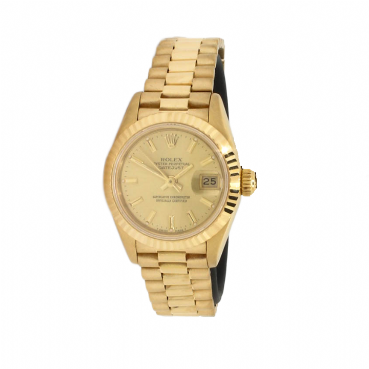 Pre-Owned 26mm Rolex 18ct Yellow Gold DateJust Watch, 69178