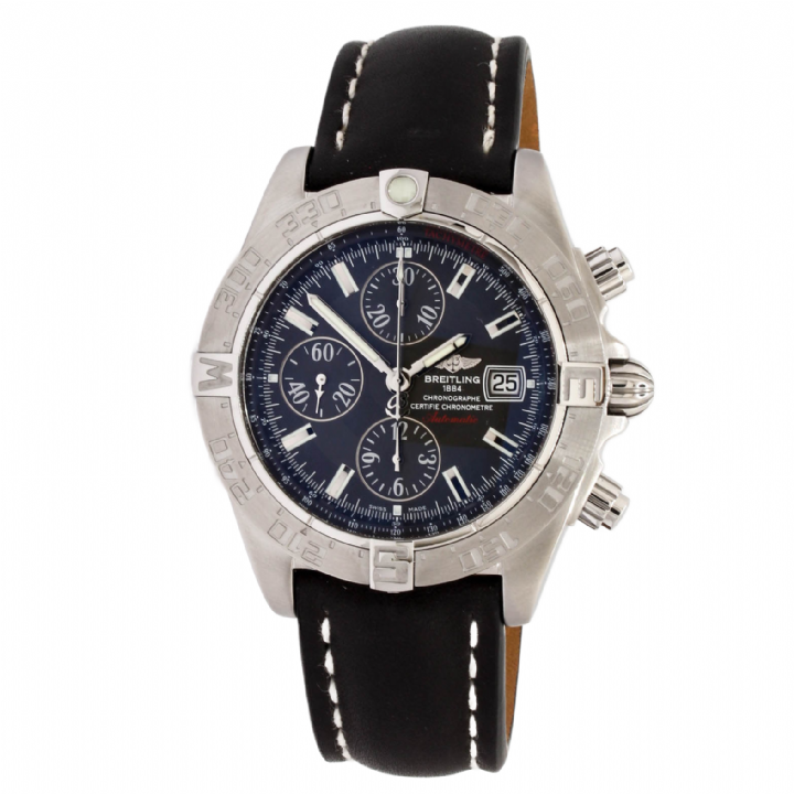 Pre-Owned 44mm Breitling Galactic Chronograph II Watch & Papers