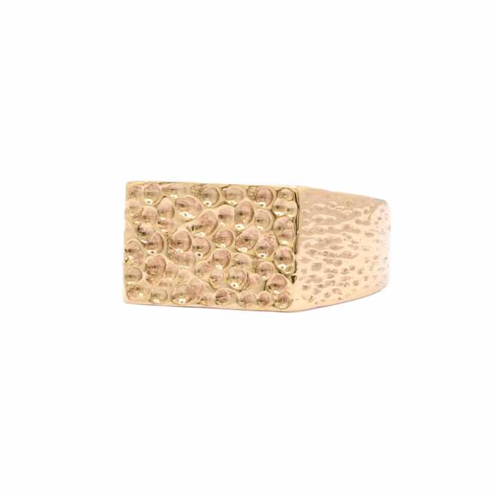 Pre-Owned 9ct Yellow Gold Textured Ring 1508200