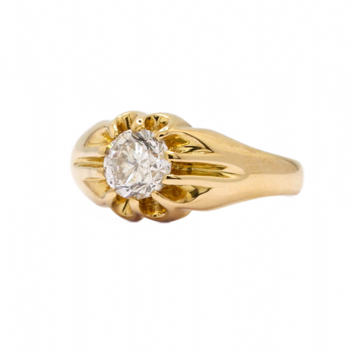 Pre-Owned 18ct Yellow Gold Diamond Solitaire Ring 1.23ct 1602094
