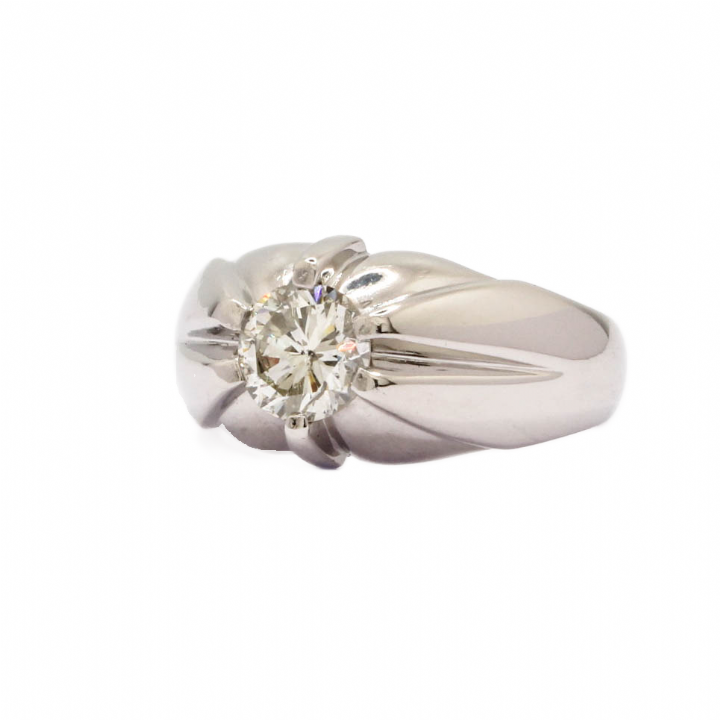 Pre-Owned Platinum Diamond Solitaire Ring 1.13ct