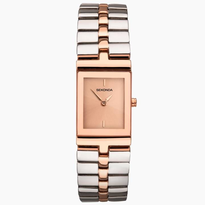 Sekonda Ladies Watch Rose Gold Colour Case & Bracelet Was £89.99 0107516