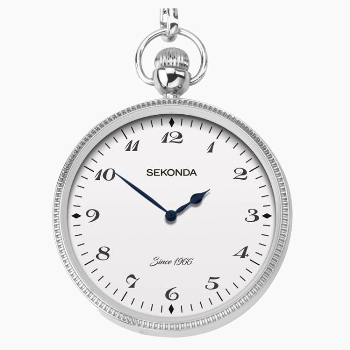 Sekonda Men's Pocket Watch Silver Colour Case Was £59.99