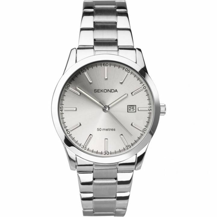 Sekonda Taylor Men's Watch Silver Case & Bracelet Was £54.99 0108381