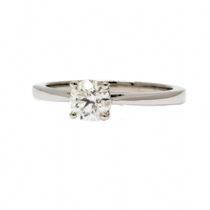 Pre-Owned Platinum Diamond Solitaire Ring 0.50ct 1601643