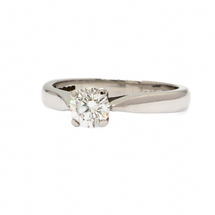 Pre-Owned Platinum Diamond Solitaire Ring 0.43ct 1601649