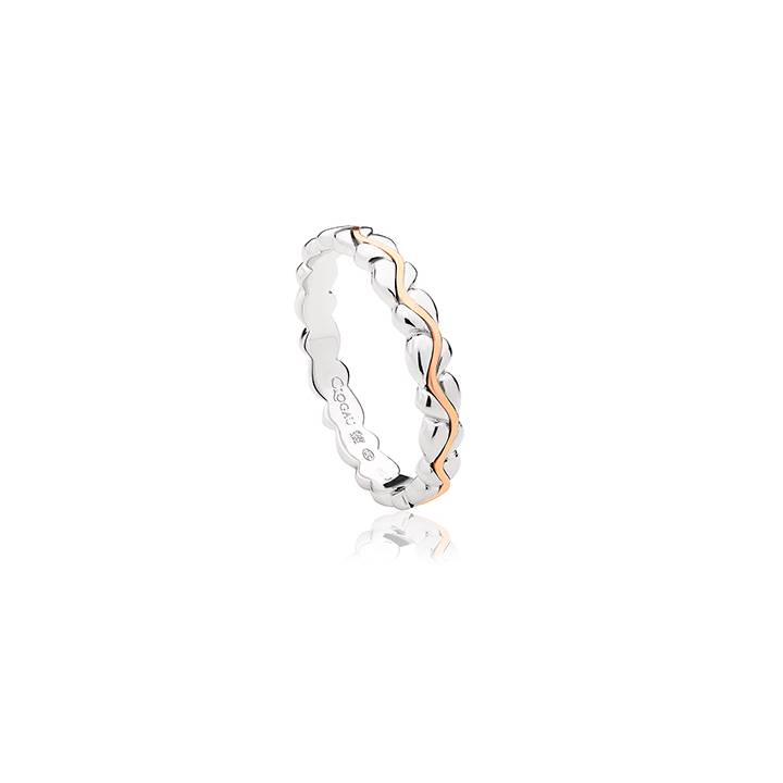 Clogau Life Affinity Stacking Ring Size N, Was £99.00