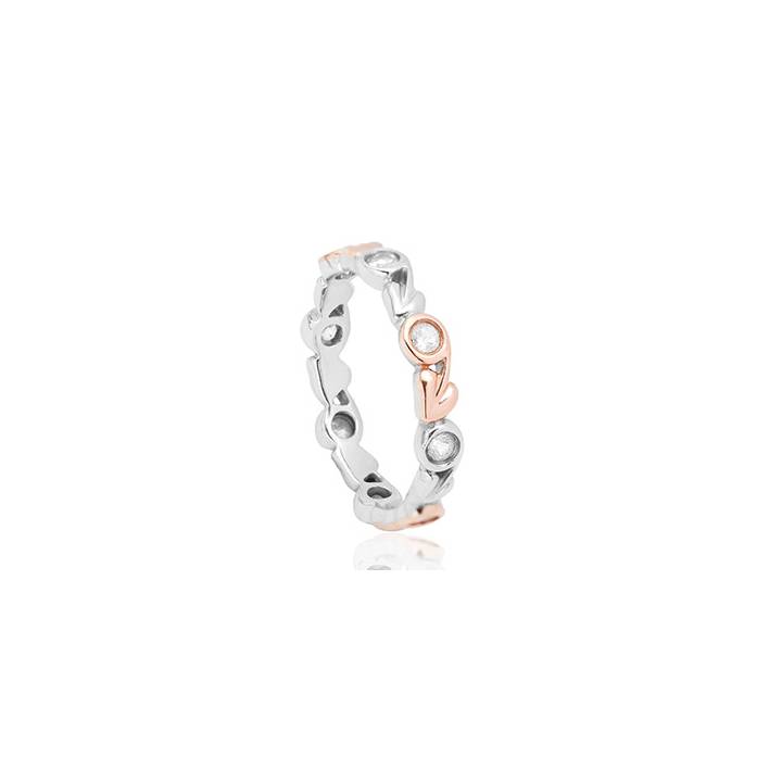 Clogau Tree Of Life White Topaz Ring Size N, Was £169.00