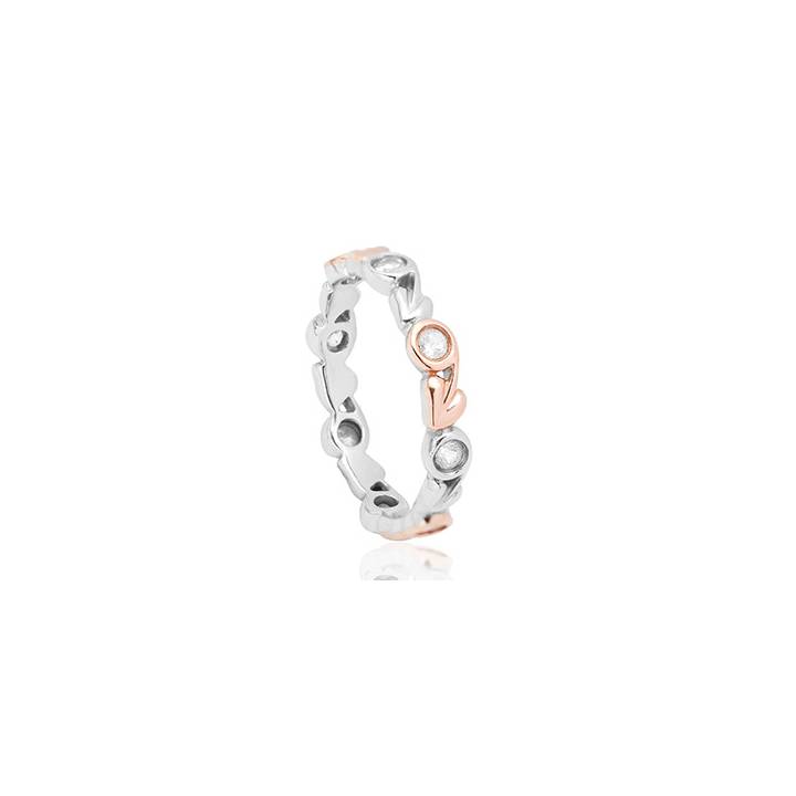 Clogau Tree Of Life White Topaz Ring Size O, Was £169.00