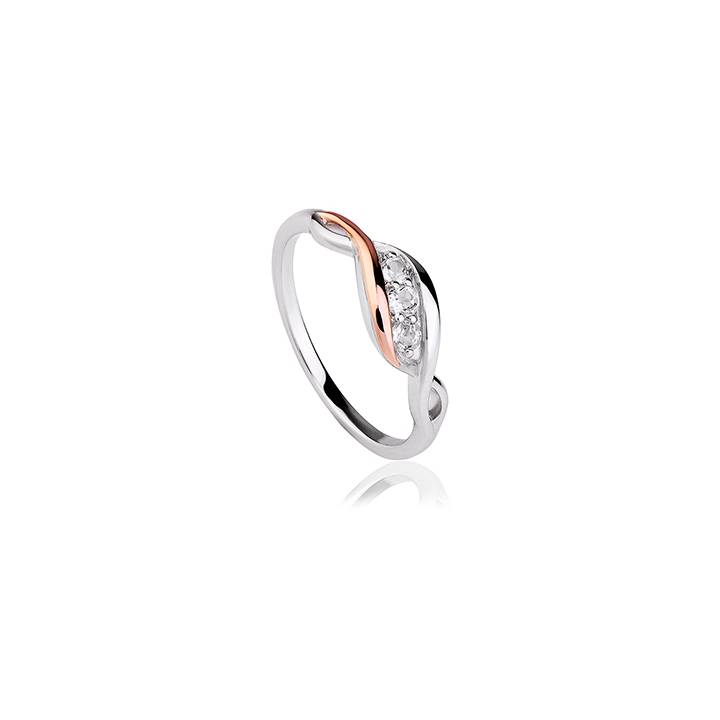 Clogau Past Present Future Ring, Size O, Was £79.00