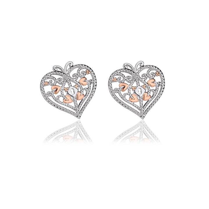 Clogau Kensington Stud Earrings, Was £109.00