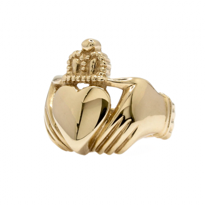 Pre-Owned 9ct Yellow Gold Claddagh Ring 1508245