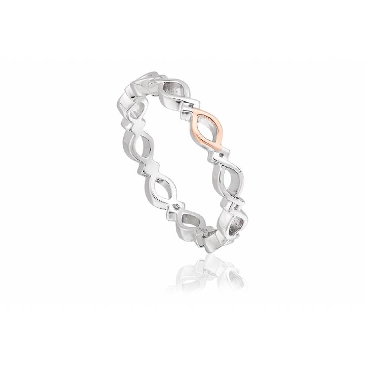 Clogau Affinity Stacking Ring, Size O, Was £79.00