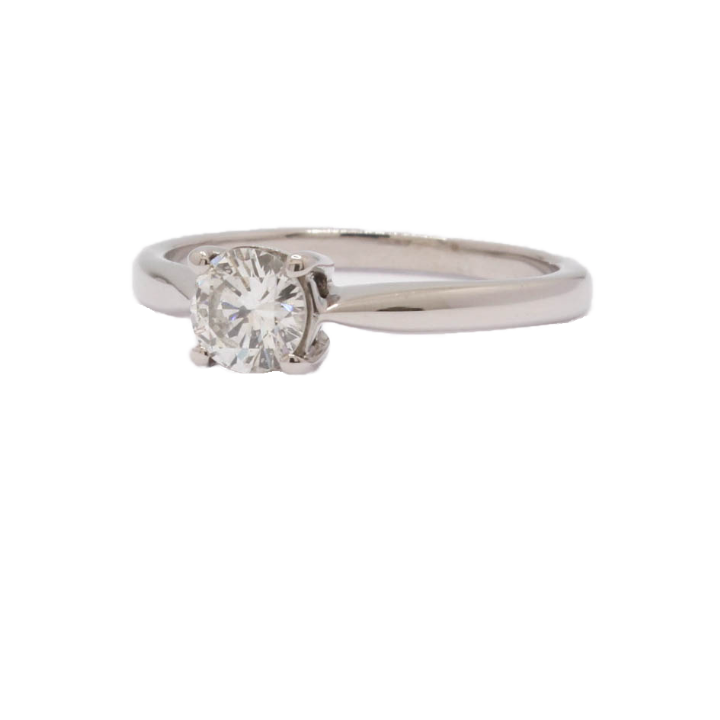 Pre-Owned 18ct White Gold Diamond Solitaire Ring 0.45ct 1601656