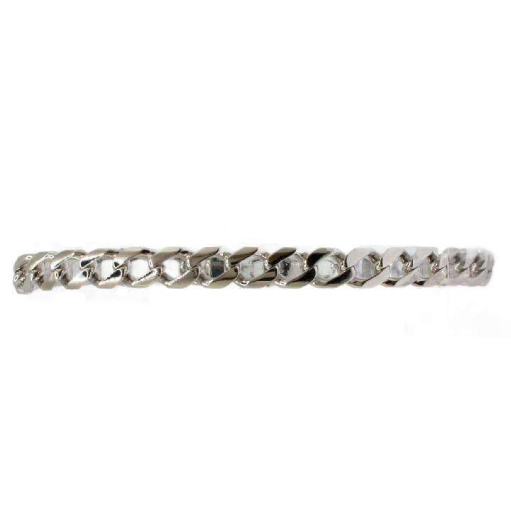 Pre-Owned 9ct White Gold Curb Bracelet 1505654