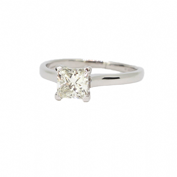 Pre-Owned Platinum Diamond Solitaire Ring 0.75ct 1601360