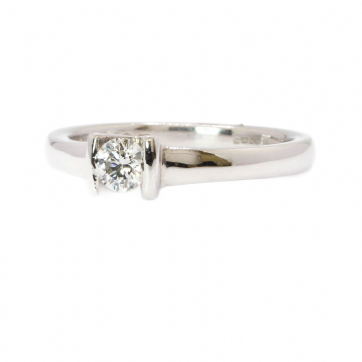 Pre-Owned Platinum Diamond Solitaire Ring, 0.20ct 1601787
