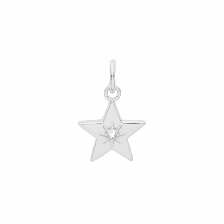 New Silver Stone Set Star Pendant 1102413