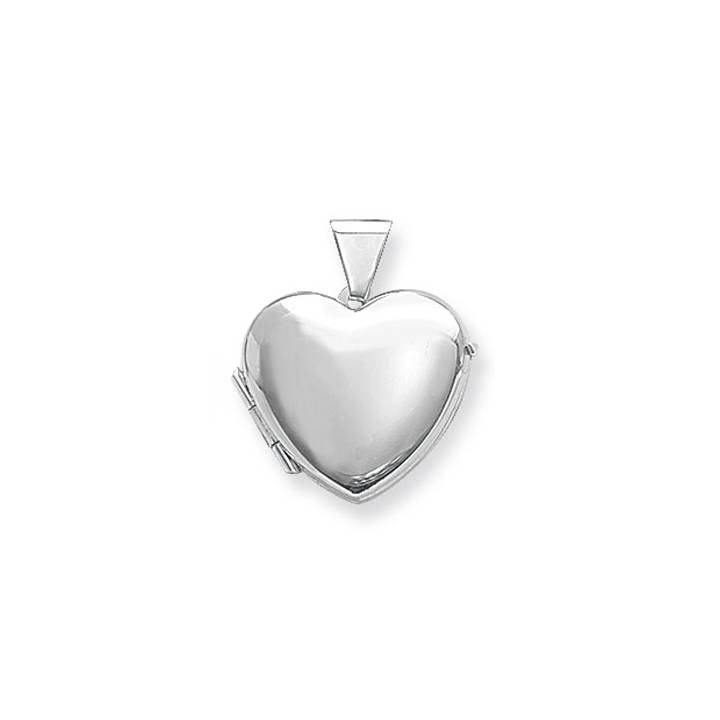 New Silver Plain Heart Locket Pendant 1102264