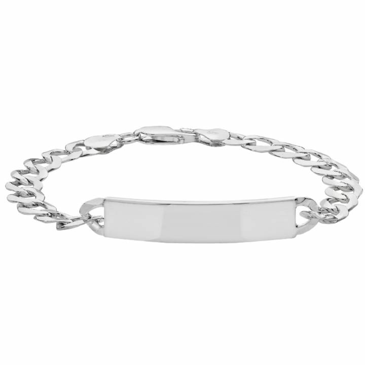 New Silver Gents Identity Bracelet 8