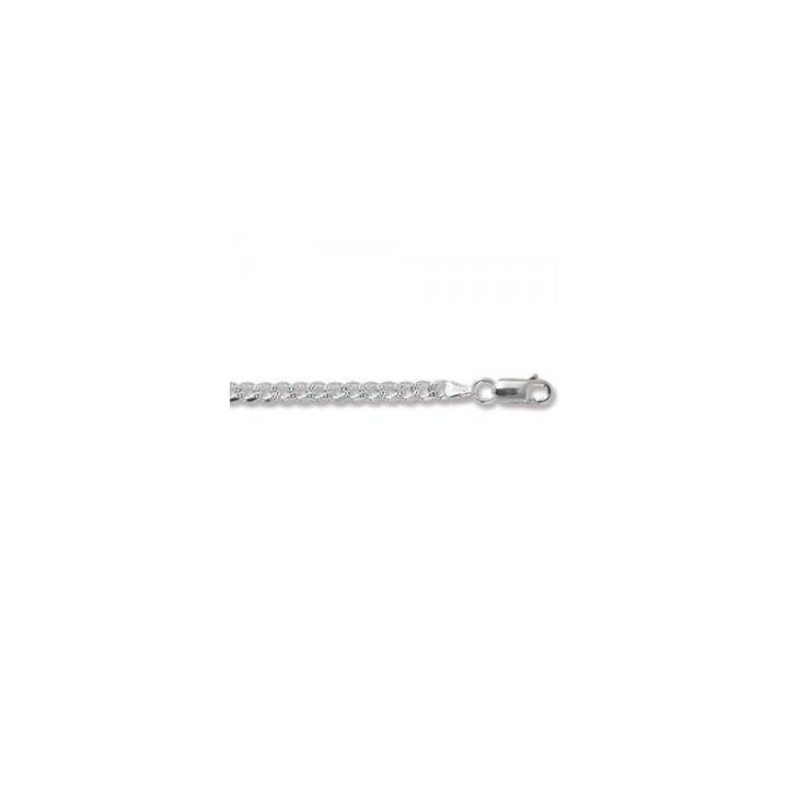 New Silver Curb Anklet 1115003