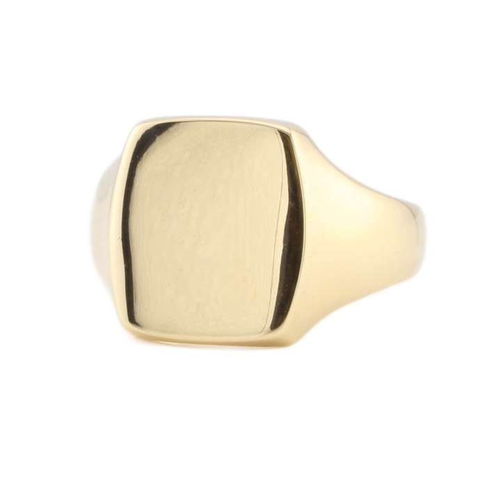 Pre-Owned 9ct Yellow Gold Signet Ring 1508303