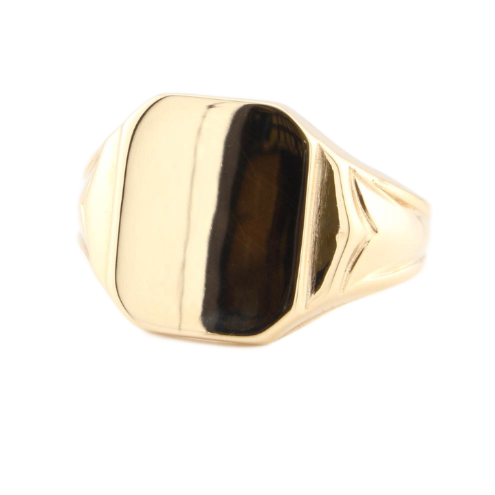 Pre-Owned 9ct Yellow Gold Signet Ring 1508315