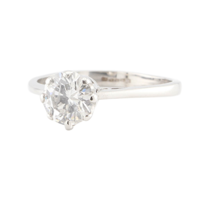 Pre-Owned Platinum Diamond Solitaire Ring 0.75ct 1601635