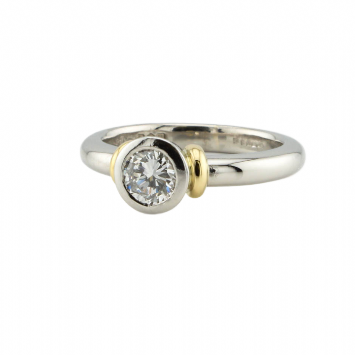 Pre-Owned Platinum Diamond Solitaire Ring 0.37ct 1601704