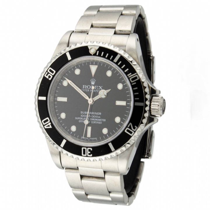 Pre-Owned 40mm Rolex Submariner Watch, Black Dial 14060M 1701819
