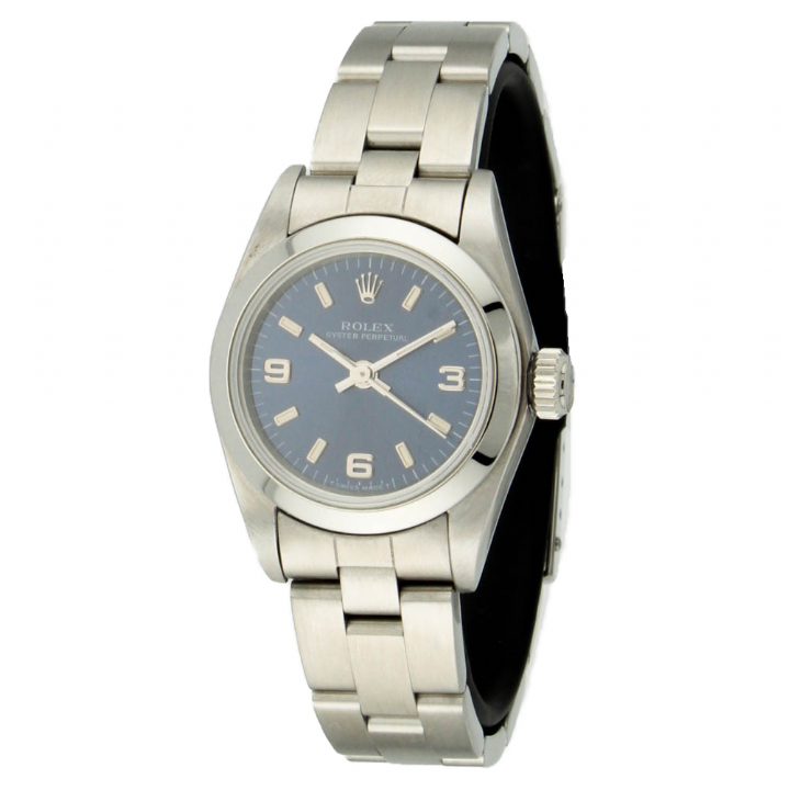 Pre-Owned 24mm Rolex Oyster Perpetual Watch, Diamond Dial 67180