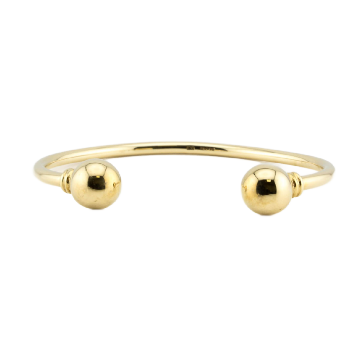 Pre-Owned 9ct Yellow Gold Childs Torque Bangle 1504951