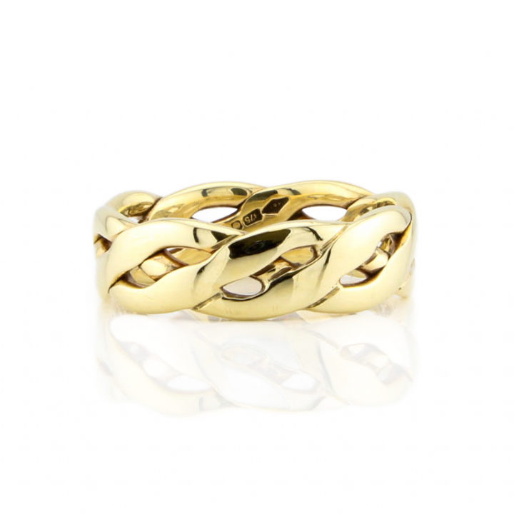 Pre-Owned 9ct Yellow Gold Twist Band