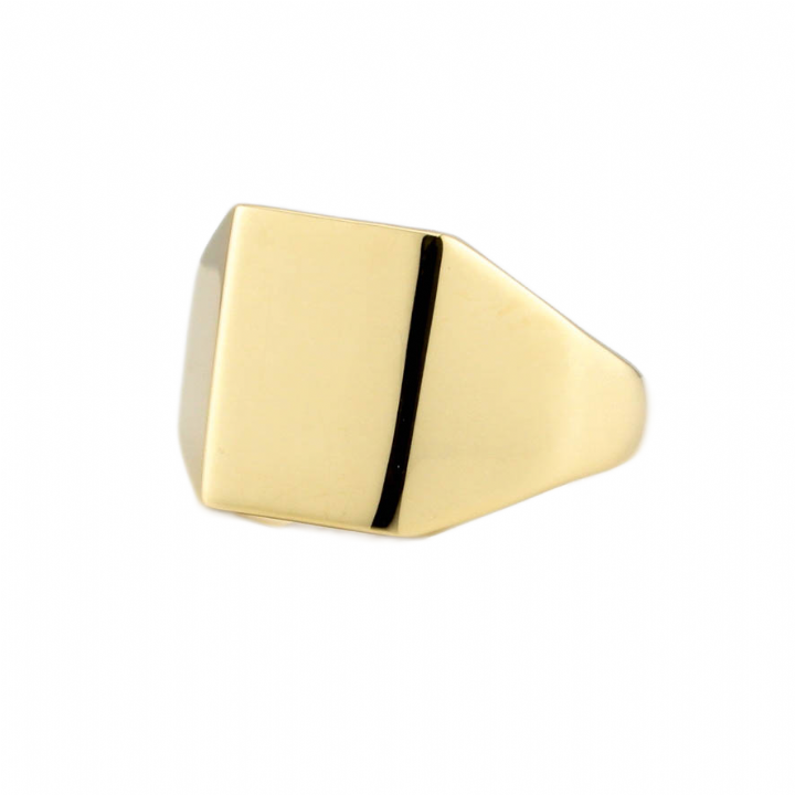 Pre-Owned 9ct Yellow Gold Polished Signet Ring 1508382