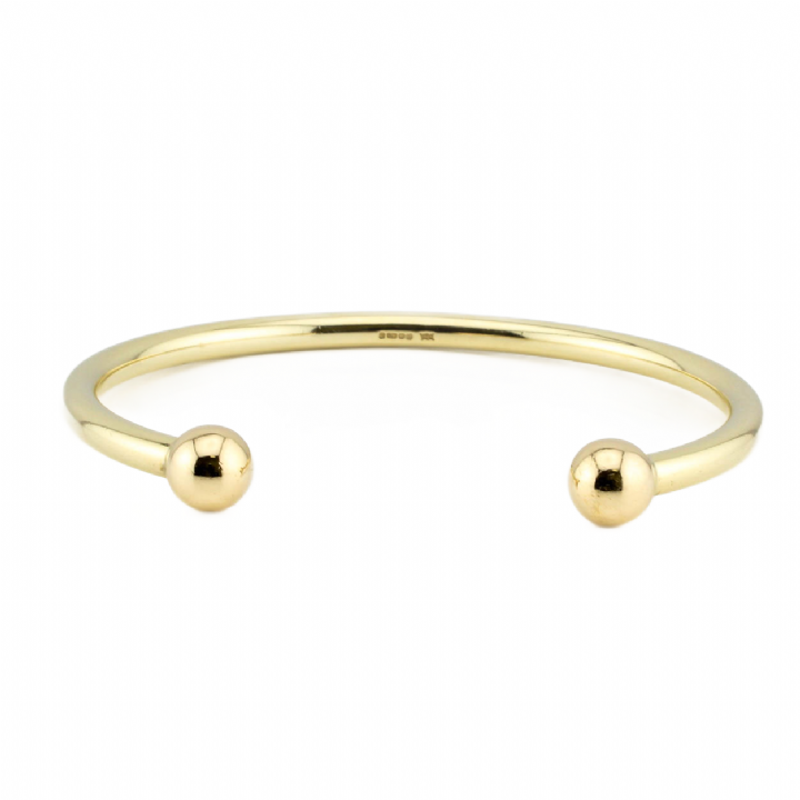 Pre-Owned 9ct Yellow Gold Torque Bangle 1504049